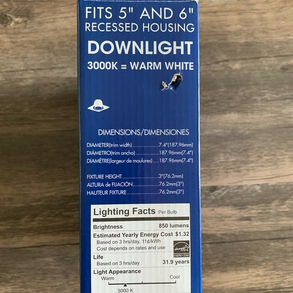 🚨LAST CHANCE🚨 TCP LED ELITE 75 W 11 W 3000k Light - Picture 3 of 4